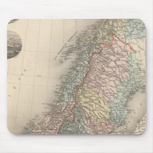 Mousepad Suecia e Noruega 2 (Frente)