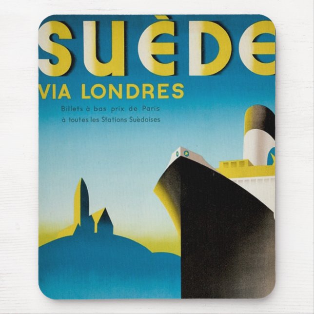 Mousepad Suede via Londres (Frente)