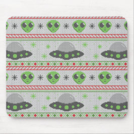 Mousepad Suéter de Natal Feio alienígena