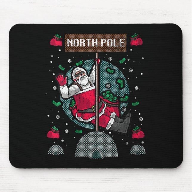Mousepad Suéter de Natal Feio das Mulheres (Frente)