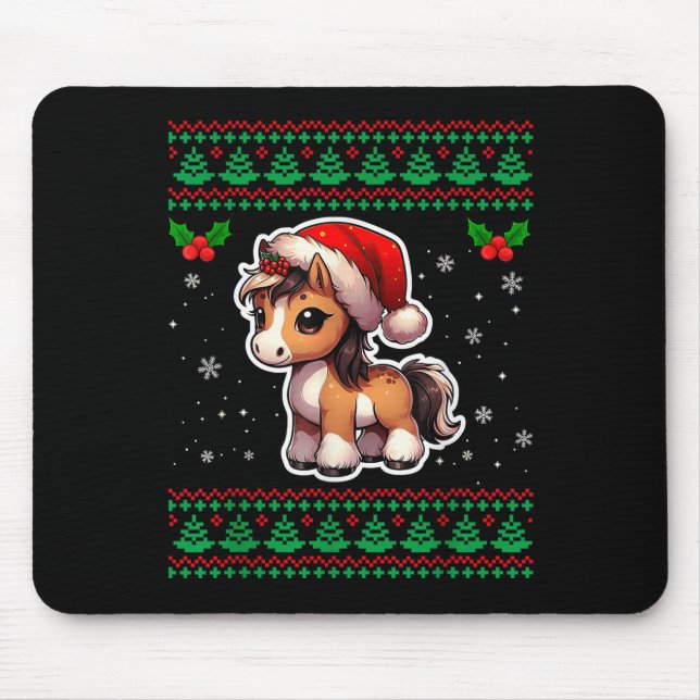 Mousepad Suéter De Natal Feio Ny Xmas Para Adultos (Frente)