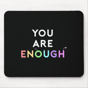 Mousepad Suficiente Citação Para A Consciência Mental Da Sa