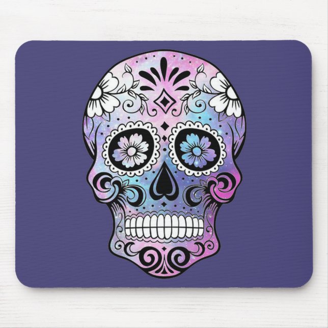 Mousepad Sugar Skull, Dia de los Muertos #23 (Frente)