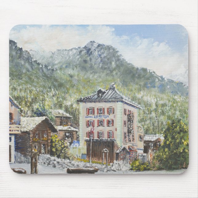 Mousepad Suiça de Zinal. 2007 (Frente)