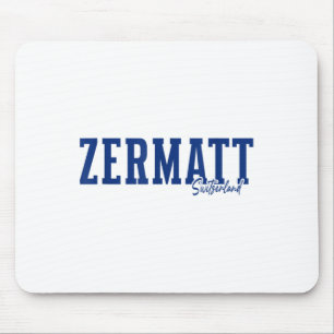 Mousepad Suiça Zermatt, Alpes Suíços, Souve de Esqui Alpino