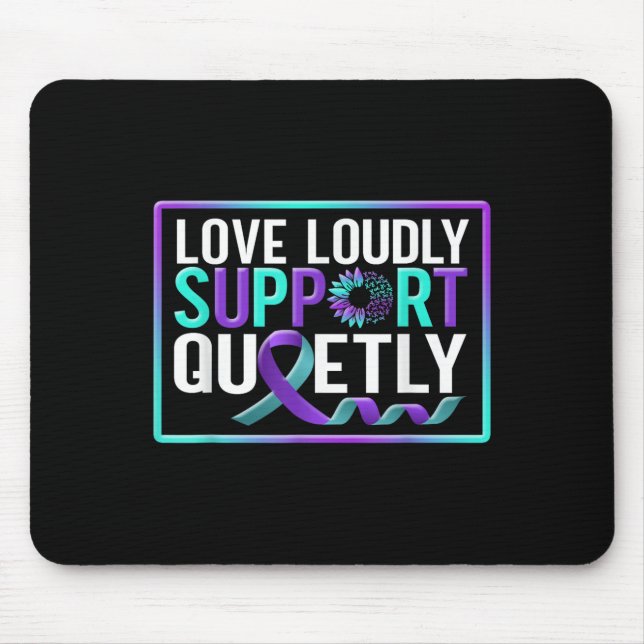 Mousepad Suicide Awareness Suicide Prevention Suprt Survivo (Frente)