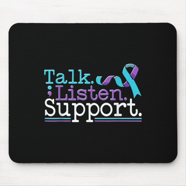 Mousepad Suicide Awareness Suicide Prevention Suprt Survivo (Frente)