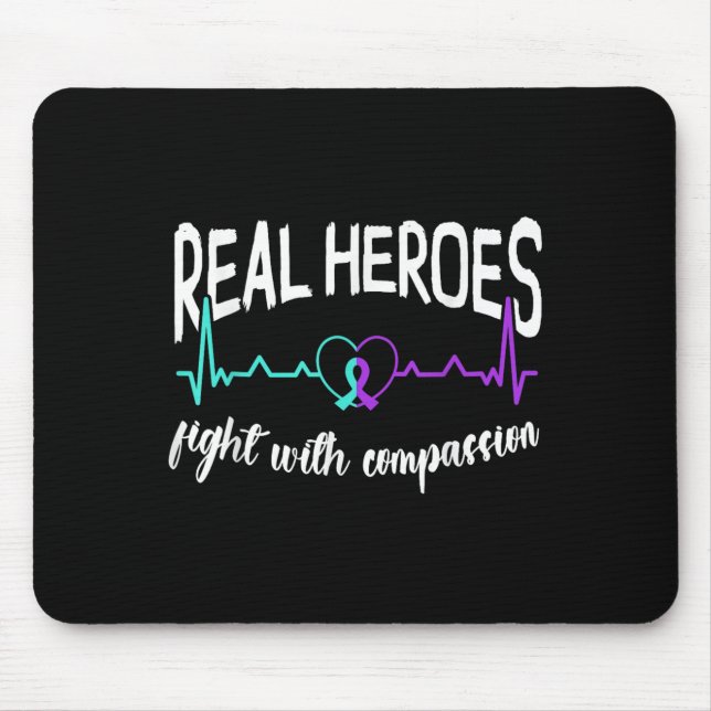 Mousepad Suicide Awareness Suicide Prevention Suprt Survivo (Frente)