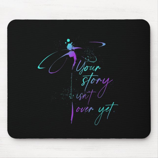 Mousepad Suicide Awareness Suicide Prevention Suprt Survivo (Frente)