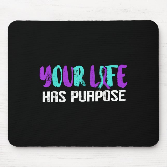 Mousepad Suicide Awareness Suicide Prevention Suprt Survivo (Frente)
