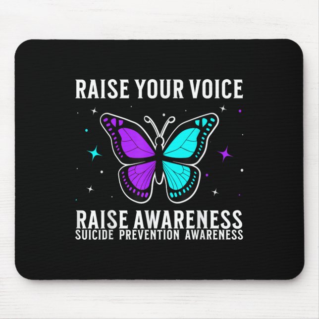 Mousepad Suicide Awareness Suprt Suicide Prevention Awarene (Frente)
