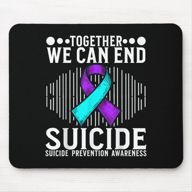 Mousepad Suicide Awareness Suprt Suicide Prevention Awarene (Frente)