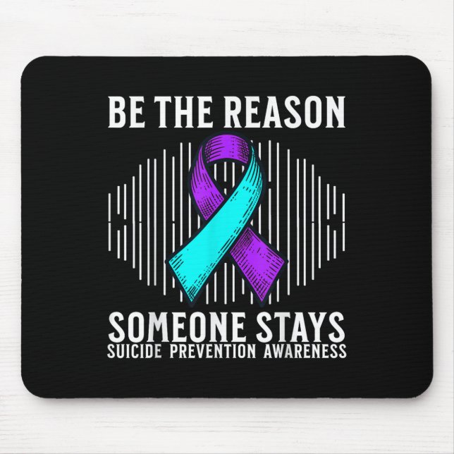 Mousepad Suicide Awareness Suprt Suicide Prevention Awarene (Frente)