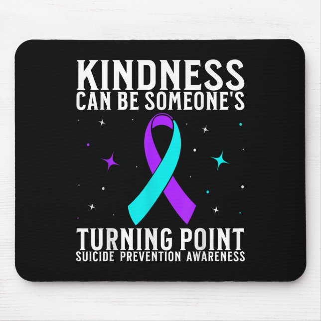 Mousepad Suicide Awareness Warrior Suicide Prevention Aware (Frente)
