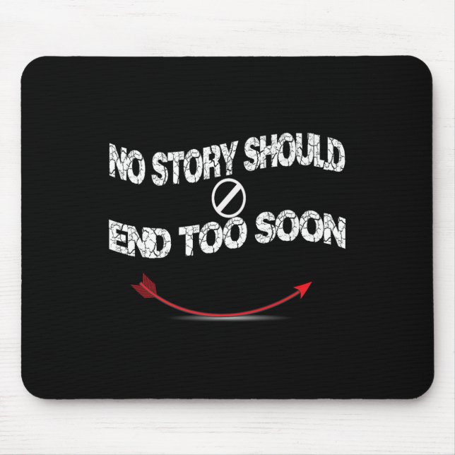 Mousepad Suicide Prevention Awareness ,no Story Should End  (Frente)