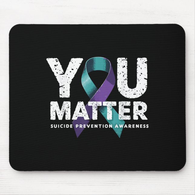 Mousepad Suicides Prevention Shirts Suicide Awareness  (Frente)