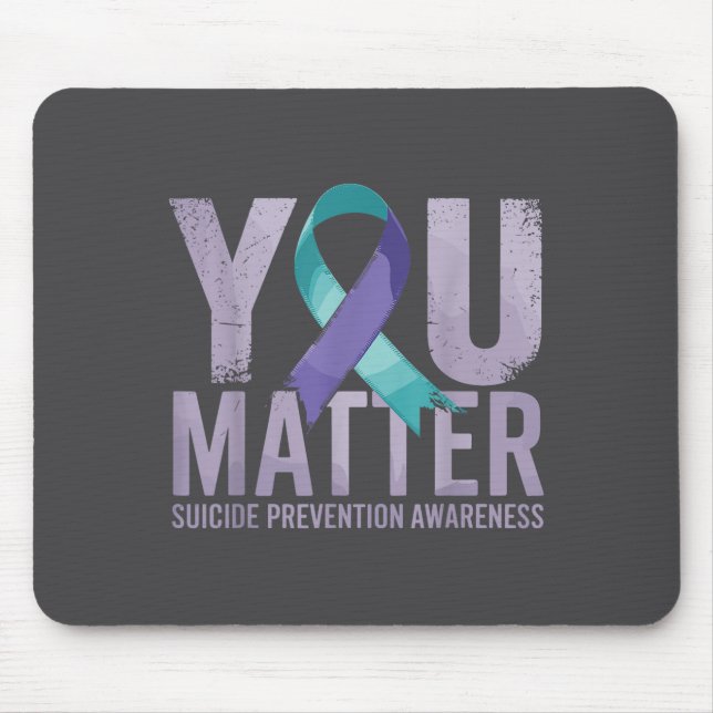 Mousepad Suicides Prevention Shirts Suicide Awareness  (Frente)
