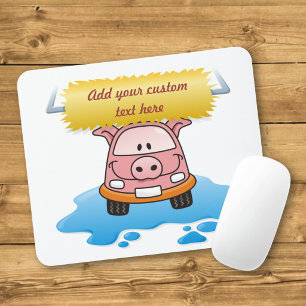 Mousepad Suíno de lavagem