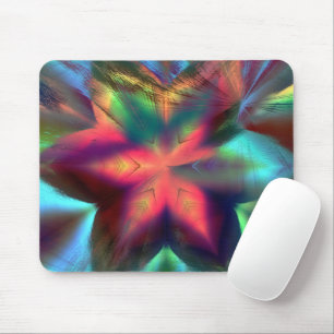 Mousepad Sujeira virtual sobre o caleidoscópio de flores la
