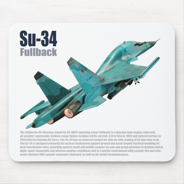 Mousepad Sukhoi Su-34 (Frente)