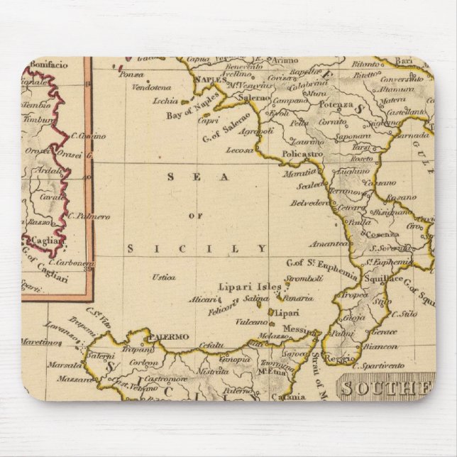 Mousepad Sul da Itália (Frente)