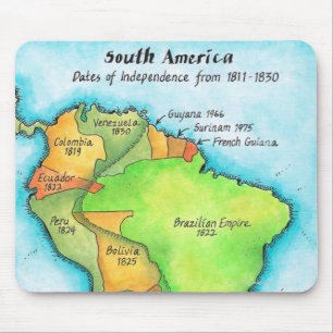 Mousepad Sul - independência americana