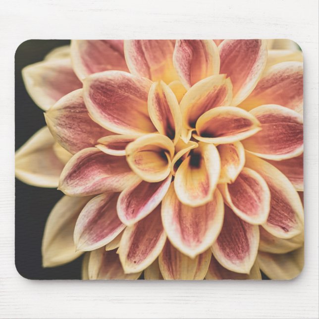 Mousepad Summer Dahlia Flower (Arte Floral) (Frente)