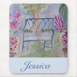 Mousepad Summer Garden Bench 