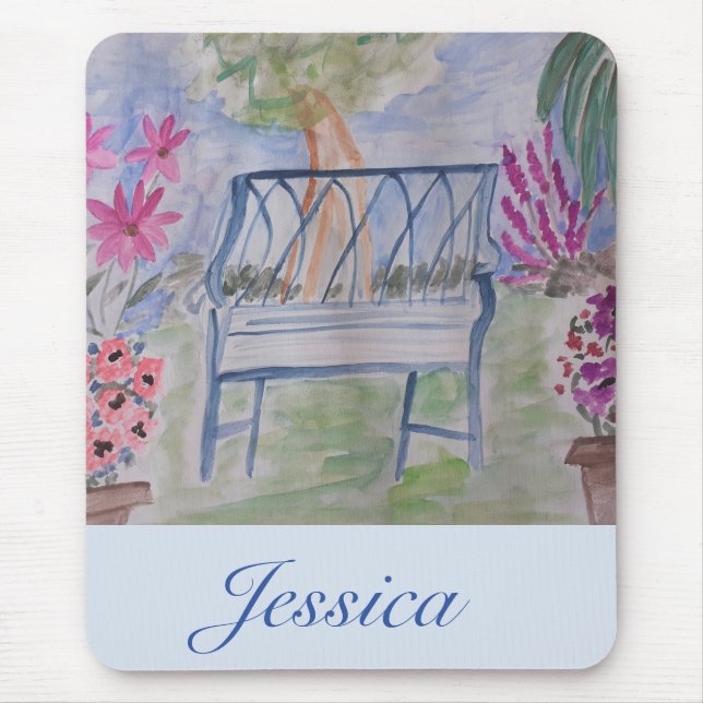 Mousepad Summer Garden Bench (Frente)