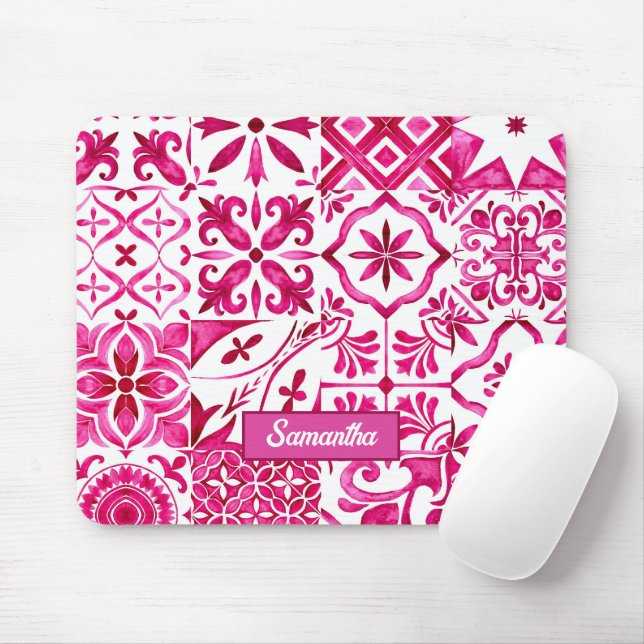 Mousepad Summer majolica vermelha Siciliana (Com mouse)