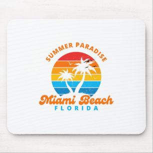 Mousepad Summer Paradise Miami Beach Flórida-Sunset Palms