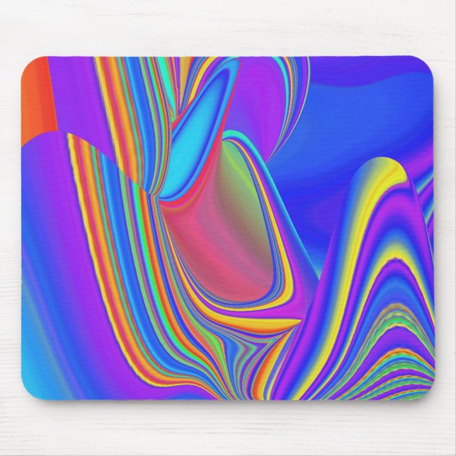 Mousepad Summersense, Abstrato 3D Rainbowart (Frente)
