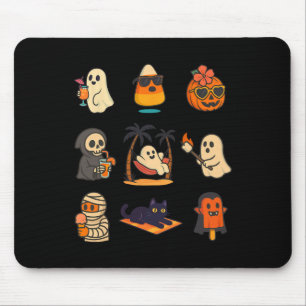 Mousepad Summerwin Ghost Pumpkin Halloween Spooky Summer T