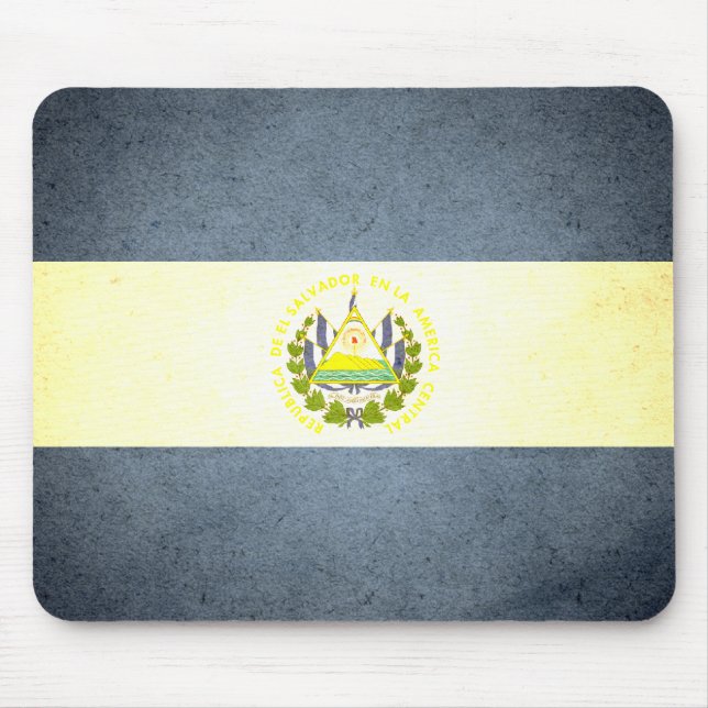 Mousepad Sun beijou a bandeira de El Salvador (Frente)
