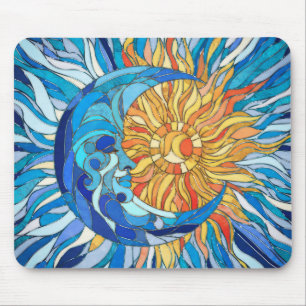 Mousepad Sun e Moon Mosaico Art