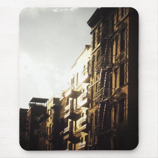 Mousepad Sun em construções, mais baixa zona leste, NYC (Frente)