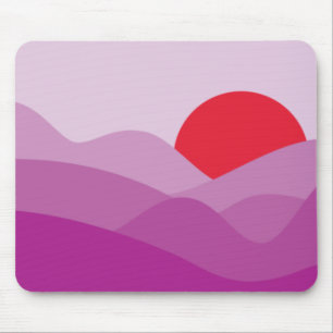 Mousepad Sun Fandango Roxo Minimalista