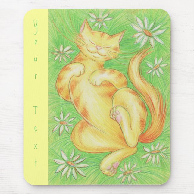 Mousepad Sun Lover 'Your Text pad' amarelo (Frente)