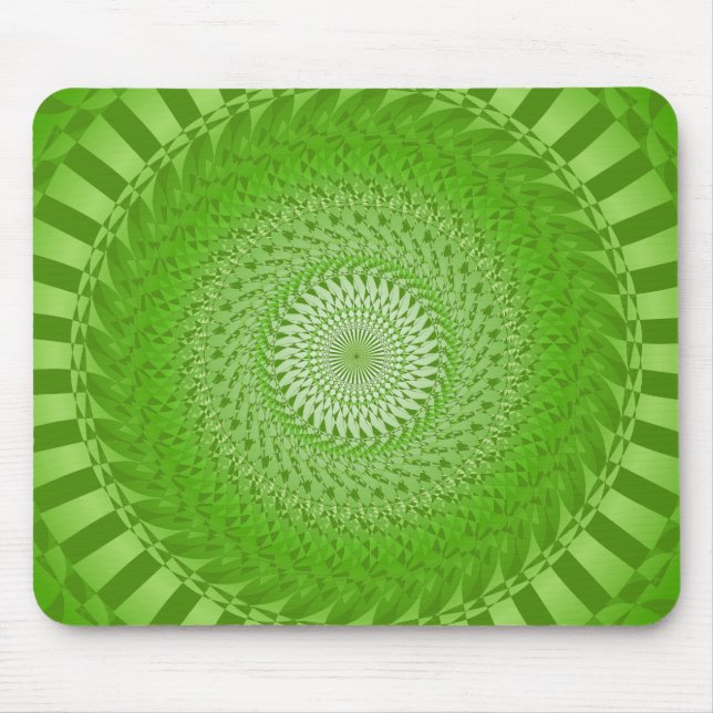 Mousepad Sun Mandala verde (Frente)