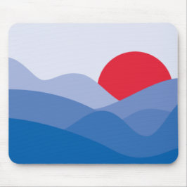 Mousepad Sun Yale Blue minimalista