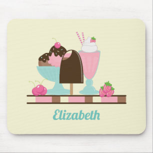 Mousepad Sundae do sorvete e o outro DeliciousTreats