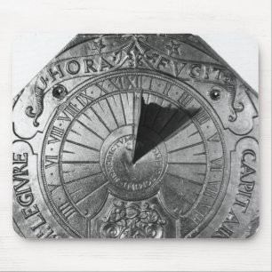 Mousepad Sundial portátil, do castelo 1756 de Sierk