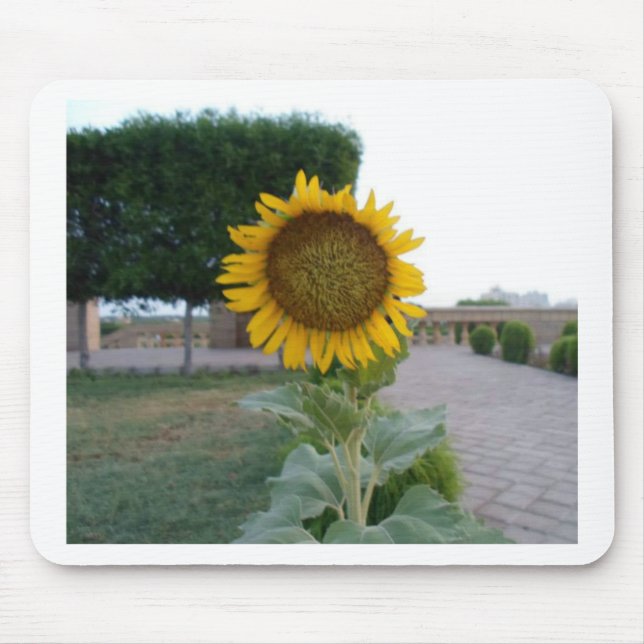 Mousepad Sunflower Art Impressão (Frente)