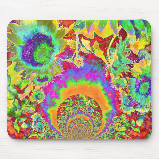Mousepad Sunflower Fields Forever - laranja (Frente)
