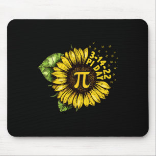 Mousepad Sunflower Happy Pi Day Camisa Matemática Ensino de