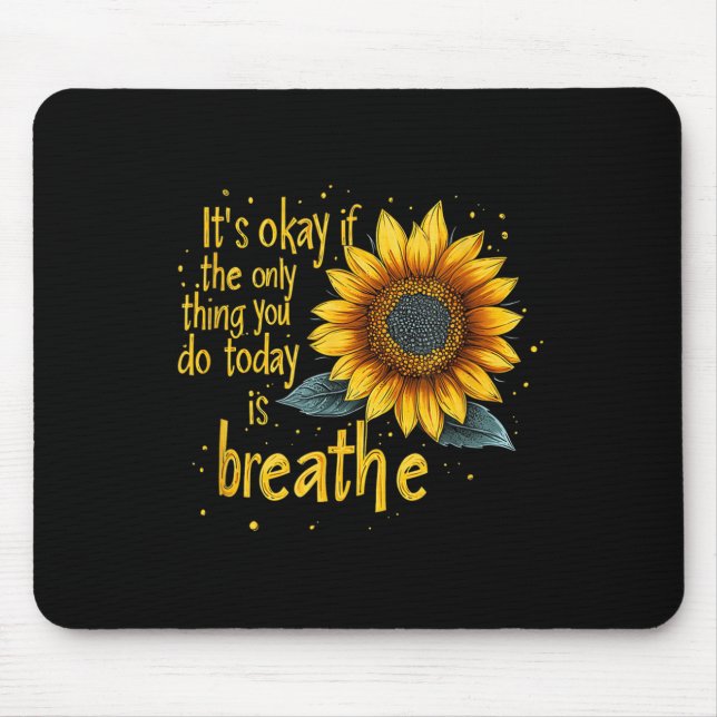 Mousepad Sunflower Suicide Awareness  (Frente)