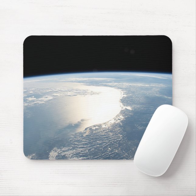 Mousepad Sunglint Reflete No Golfo Do México (Com mouse)