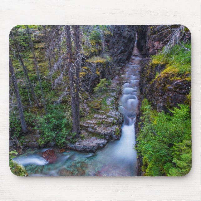 Mousepad Sunrift Gorge In Glacier National Park, Montana (Frente)
