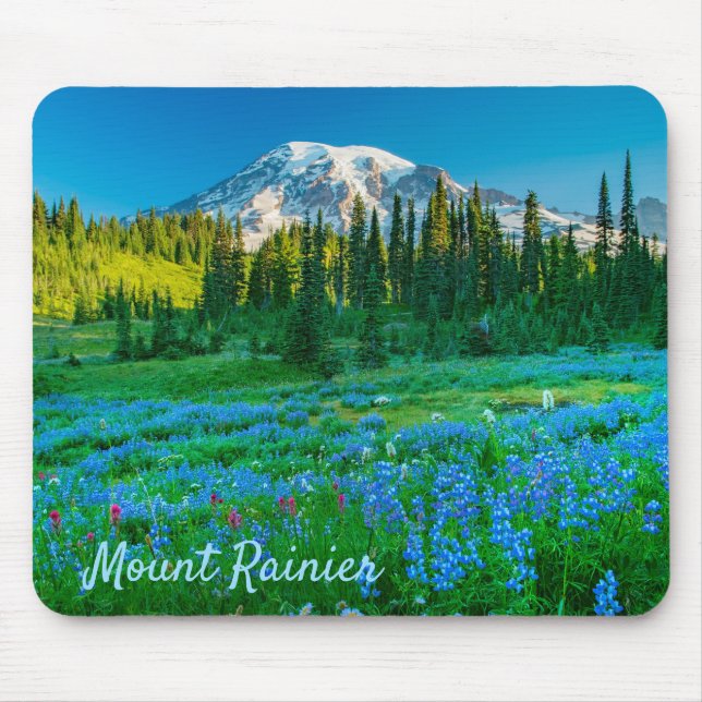 Mousepad Sunrise Lupine e Monte Rainer (Frente)