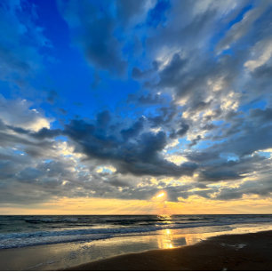 Mousepad Sunrise no rato de praia